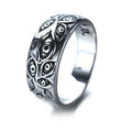 Anime Rings Ryomen Sukuna Cosplay Black Dead Eye Unisex Ring Prop Jewelry Outfits Gift Accessories Wholesale