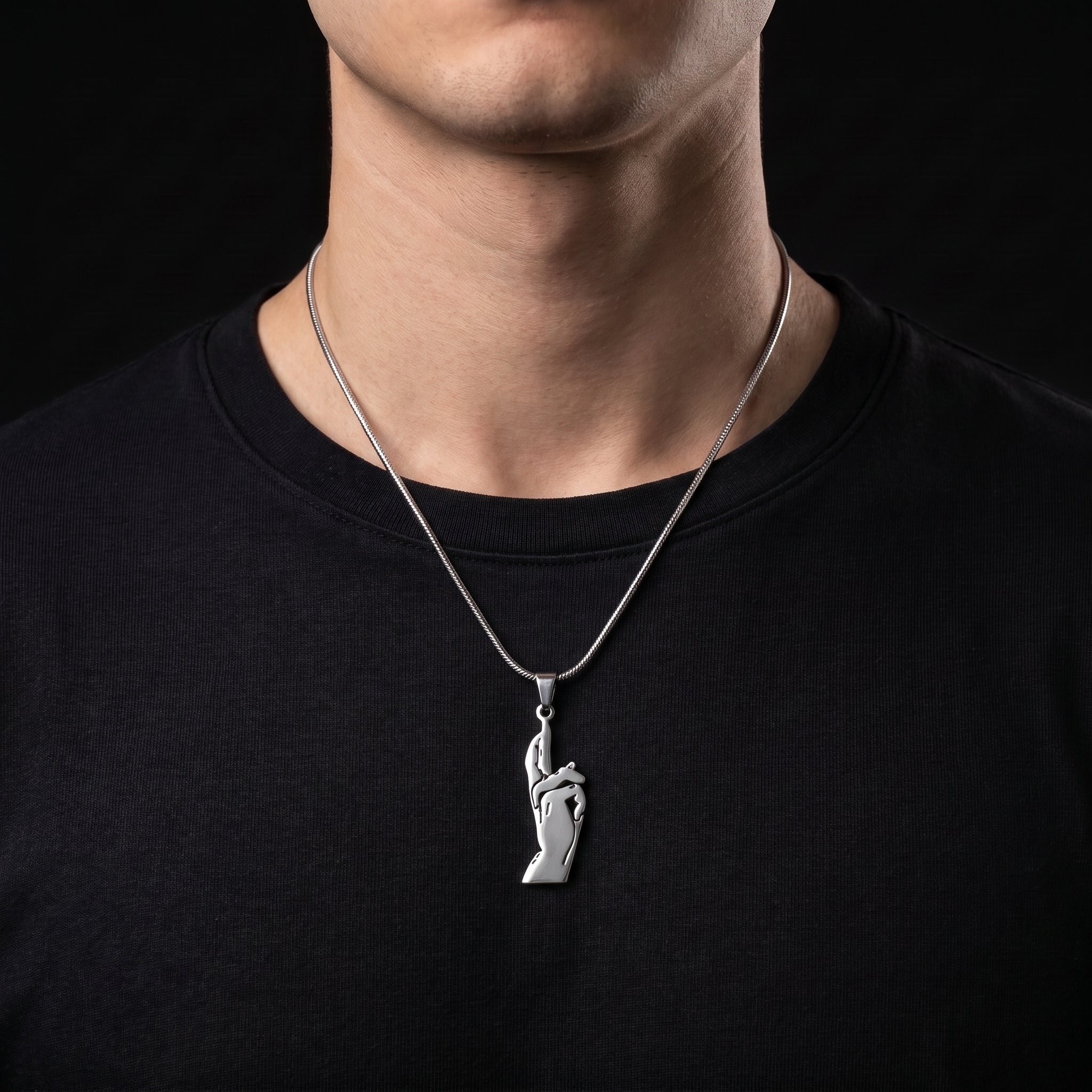 Saturo Gojo Inspired Jewelry Set - Pendant Necklace from Jujutsu Kaisen
