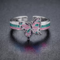 Anime Demon Slayer Ring Kimetsu No Yaiba Kamado Tanjirou Inspired Adjustable Ring for Fans Cosplay Props Jewelry Gift