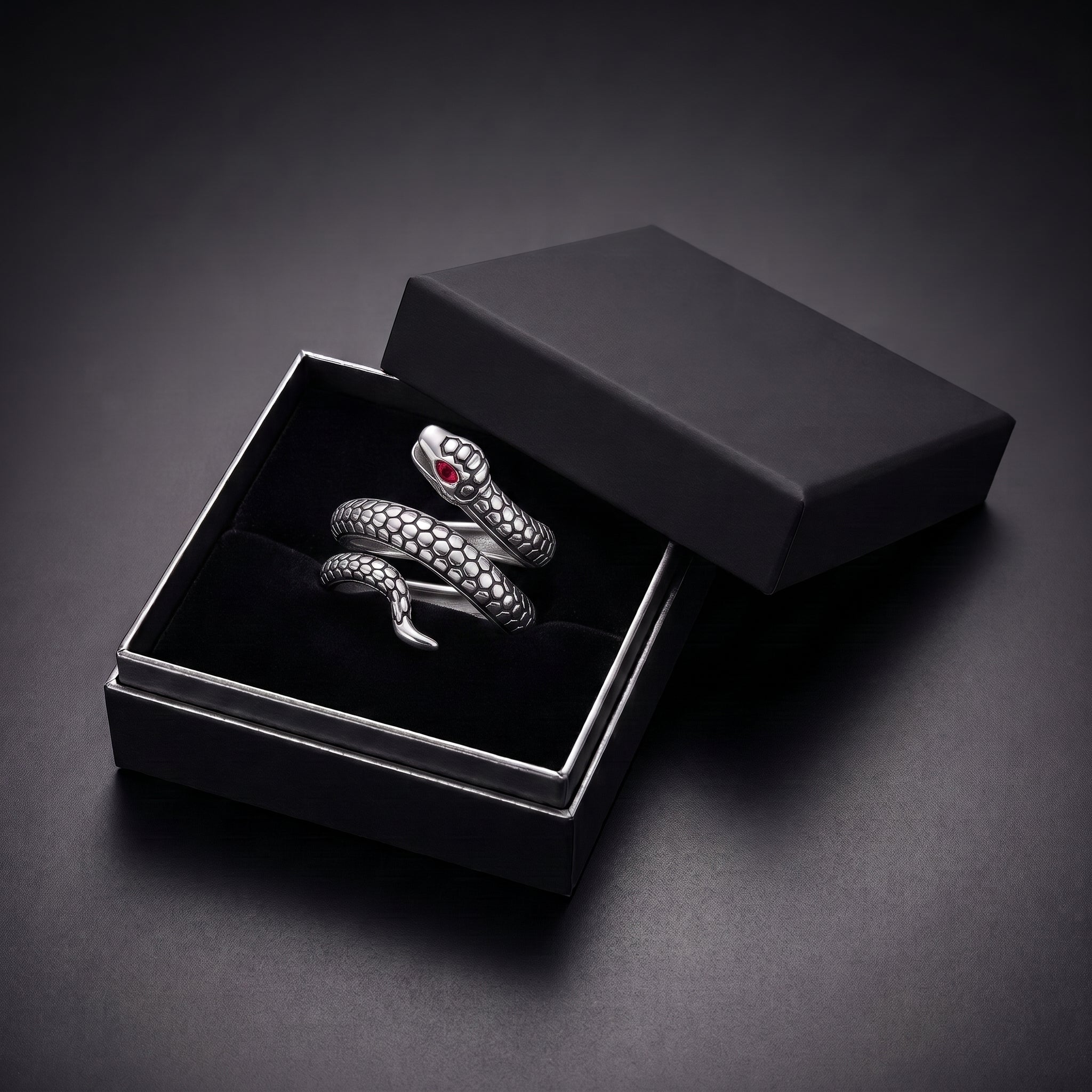 Obanai Iguro Inspired Ring – Snake Spirit Jewelry