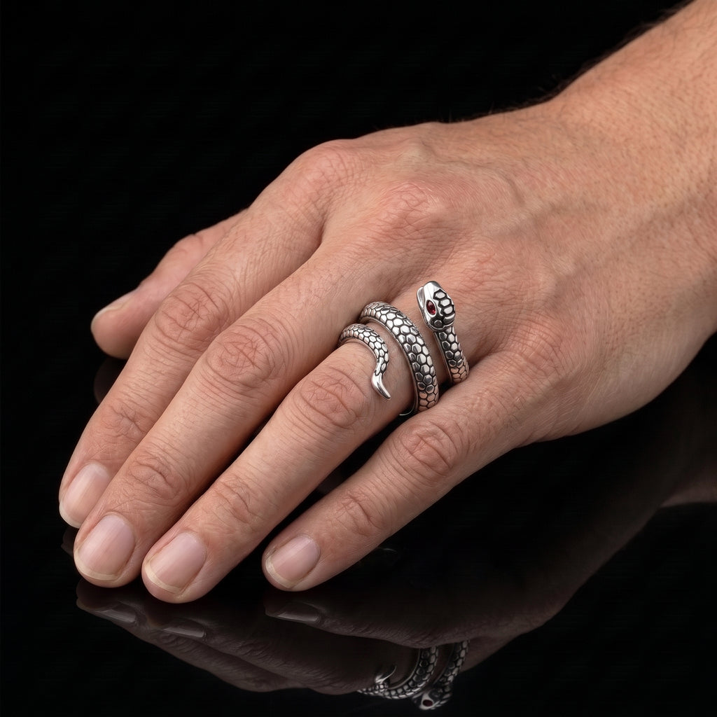 Obanai Iguro Inspired Ring – Snake Spirit Jewelry