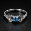**Muichiro Tokito Inspired Ring – Mist Stone Jewelry