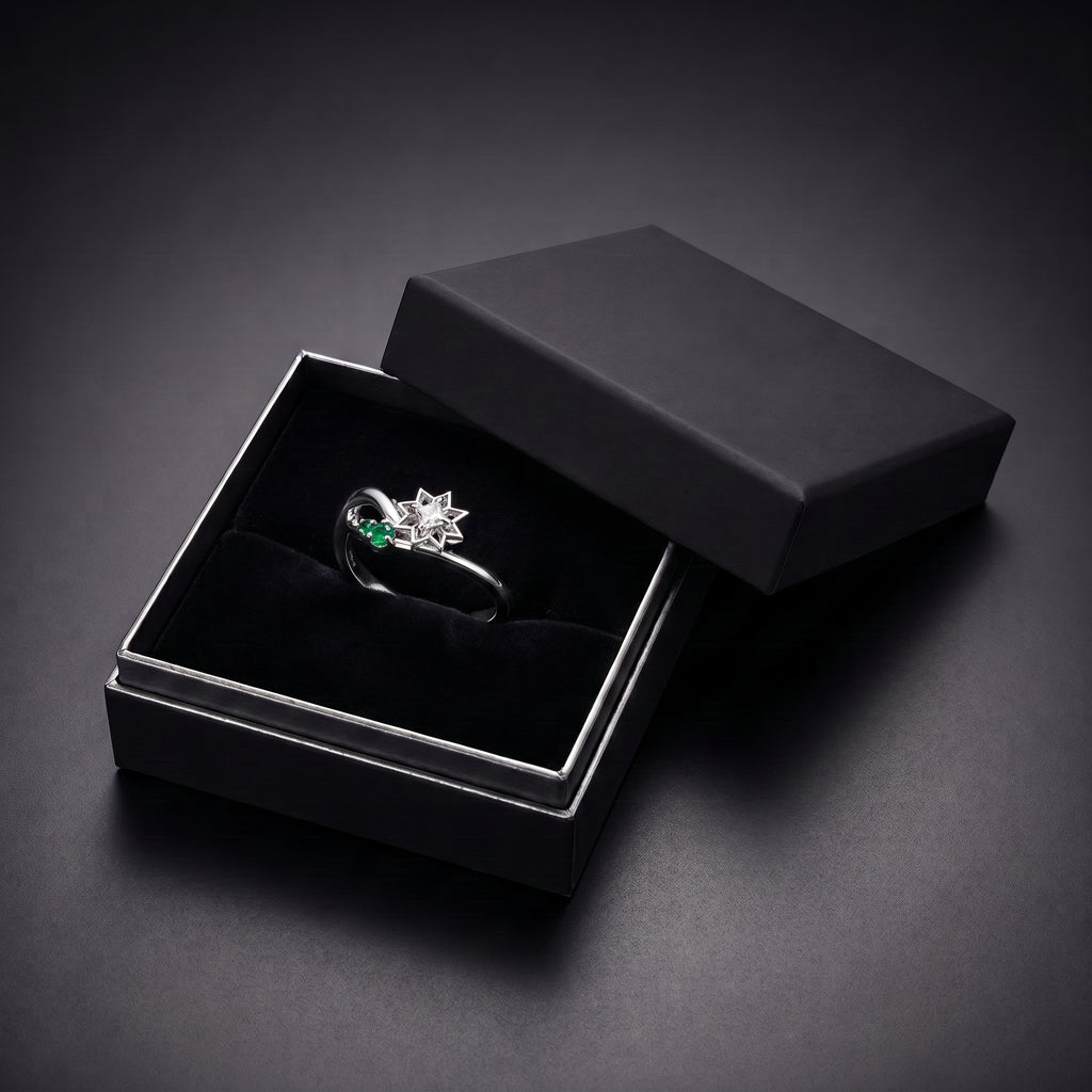 **Sanemi Shinazugawa Inspired Ring – Wind Fang Jewelry