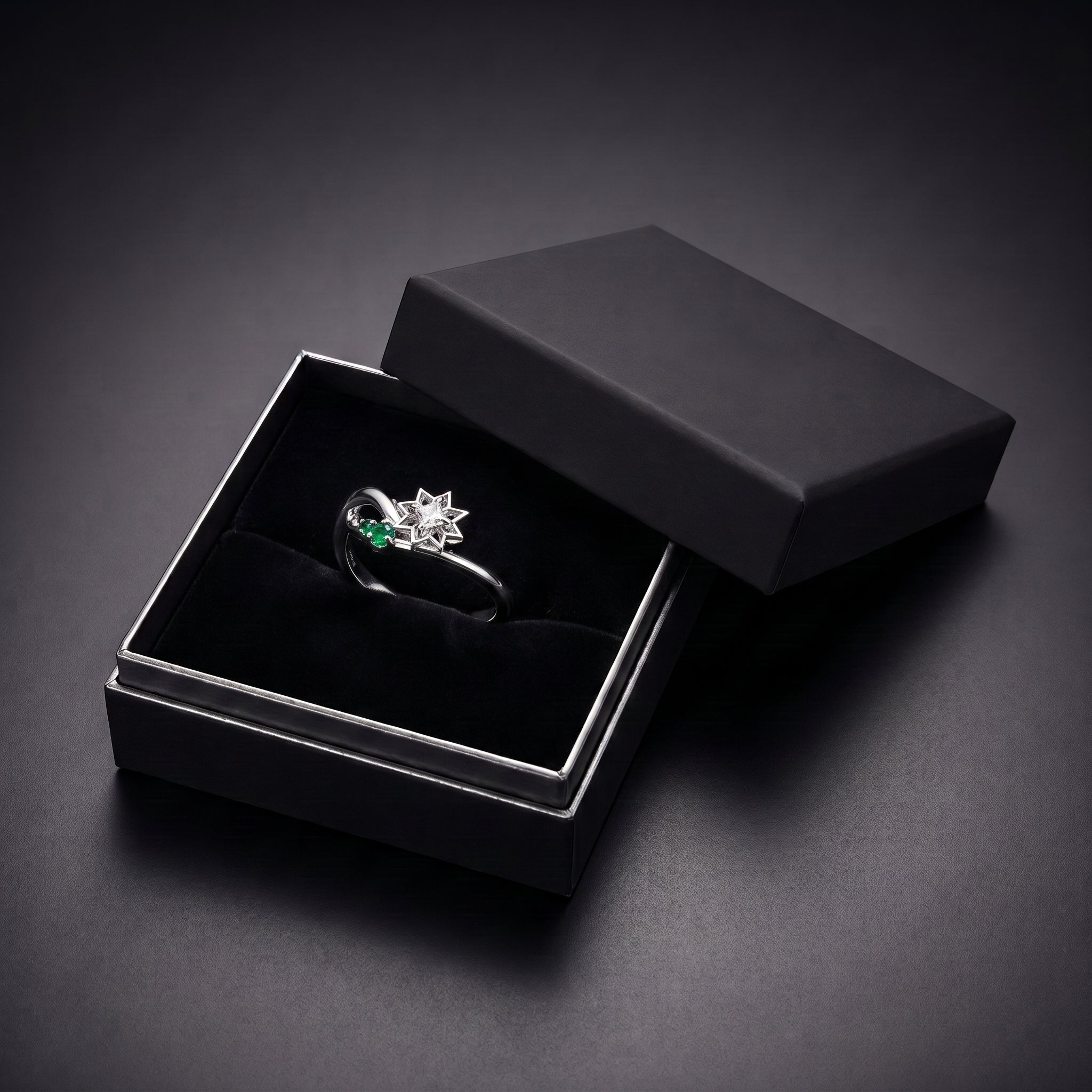 **Sanemi Shinazugawa Inspired Ring – Wind Fang Jewelry