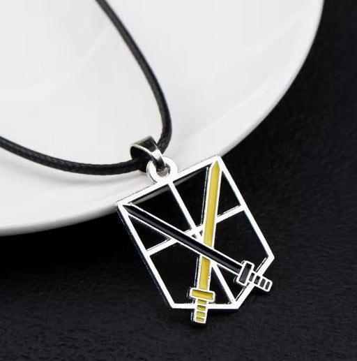 Levi Ackerman Inspired Necklace – Dual Blade Jewelry
