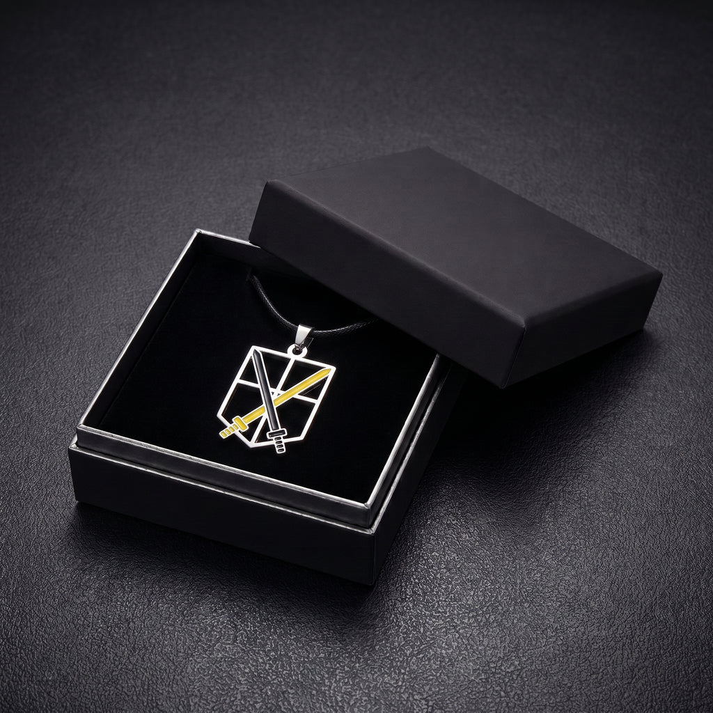 Levi Ackerman Inspired Necklace – Dual Blade Jewelry