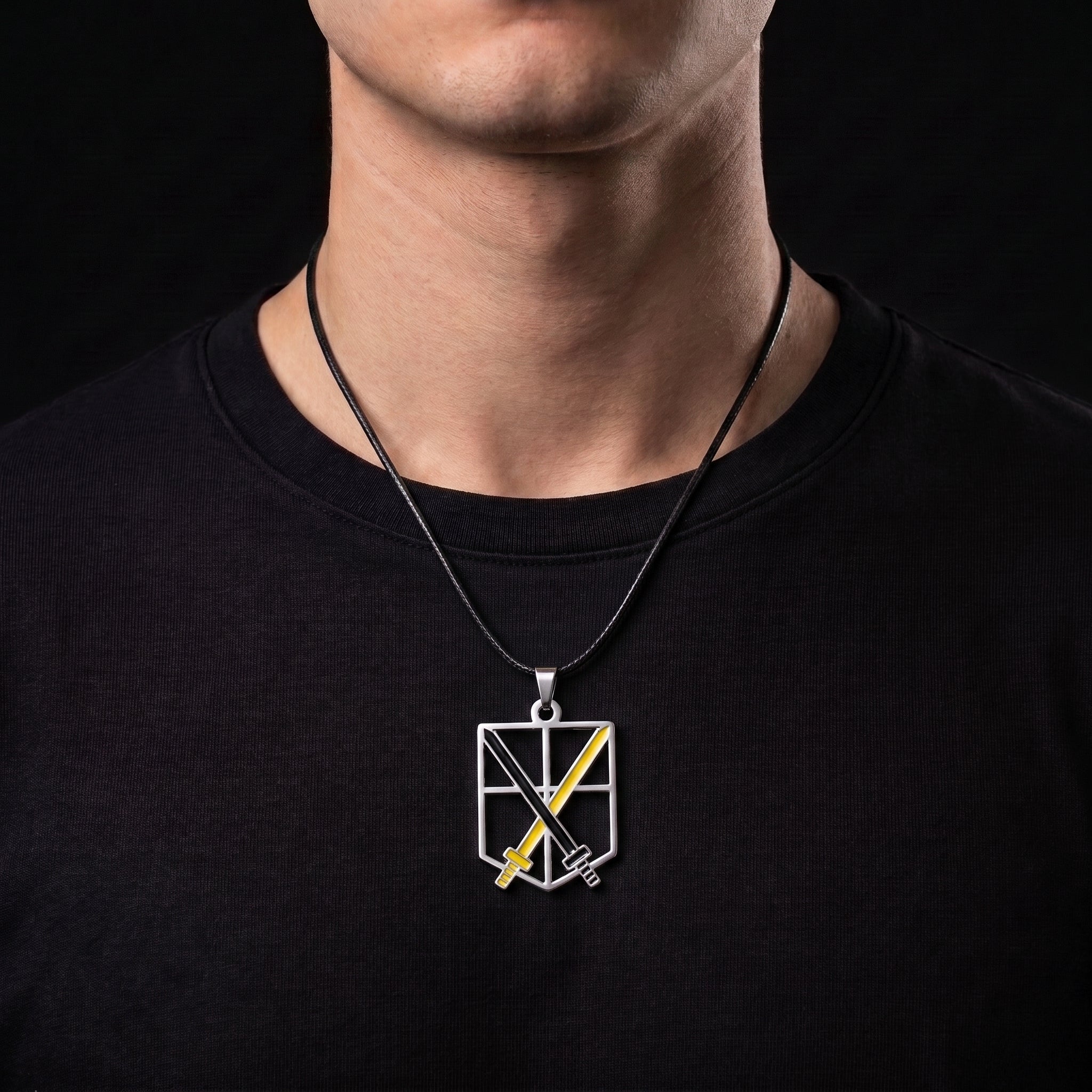 Levi Ackerman Inspired Necklace – Dual Blade Jewelry