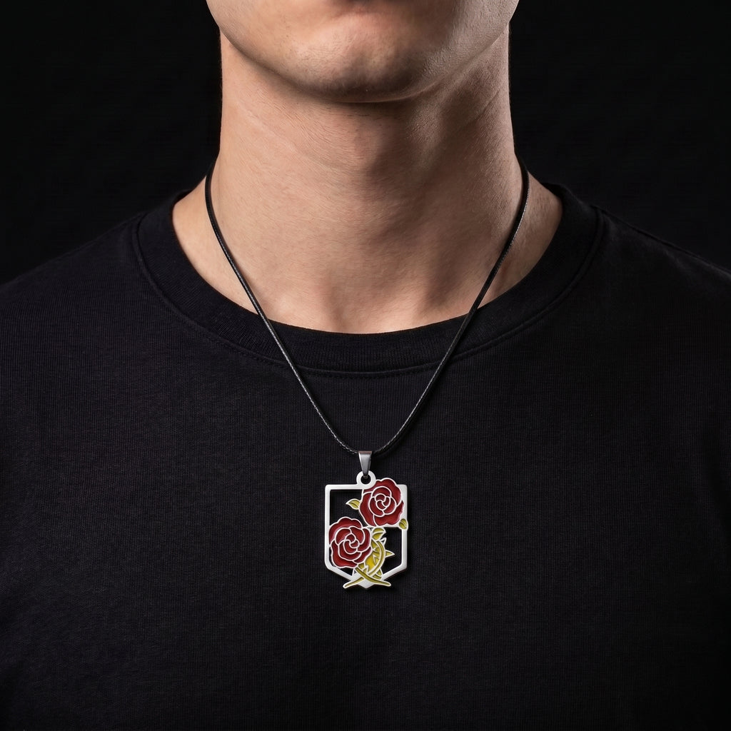 Mikasa Ackerman Inspired Necklace – Rose Jewelry
