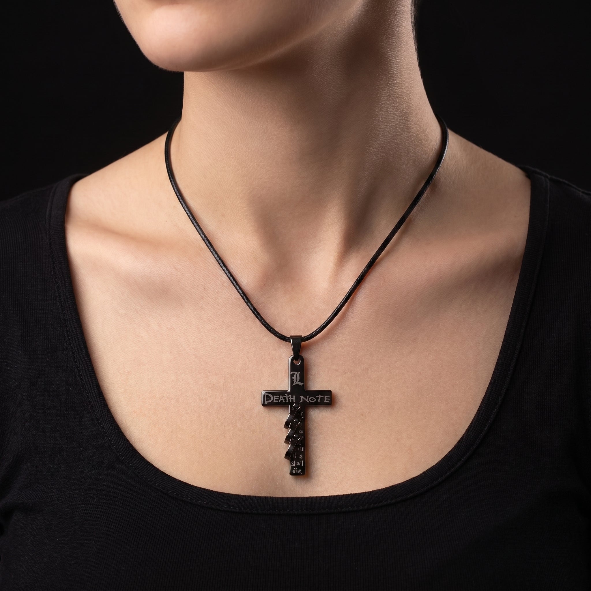 Misa Amane Inspired Ring – Shinigami Cross Jewelry