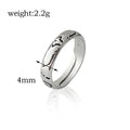 Anime Jujutsu Kaisen Ryomen Sukuna Itadori Yuji Ring Cosplay Metal Opening Adjustable Unisex Rings Jewelry Prop Accessories Gift