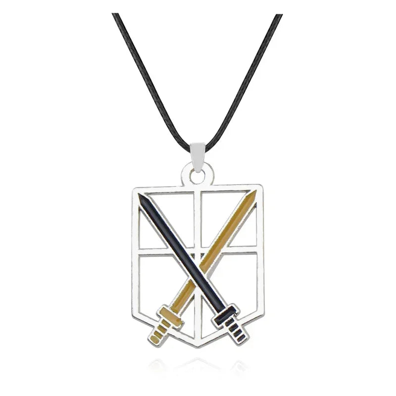 Levi Ackerman Inspired Necklace – Dual Blade Jewelry